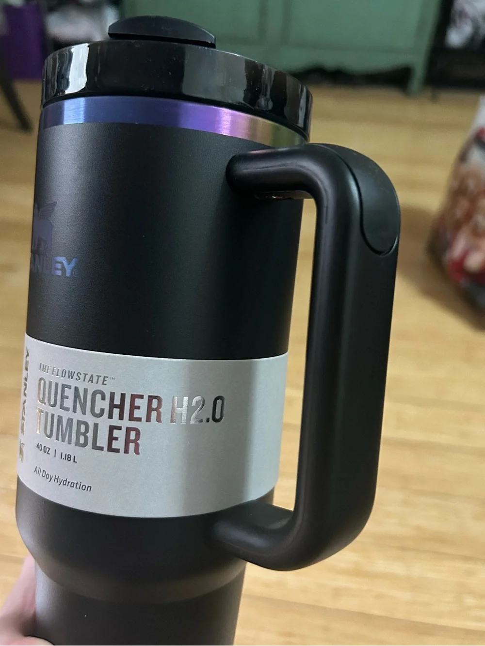 The Quencher H2.0 Flowstate™ Stanley Tumbler | 40 OZ Black Chroma New in Box - Picture 6 of 10